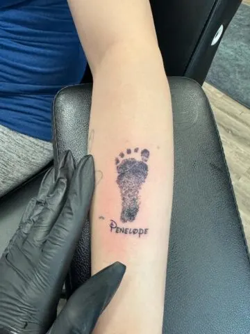 Baby Footprint Tattoo Ideas