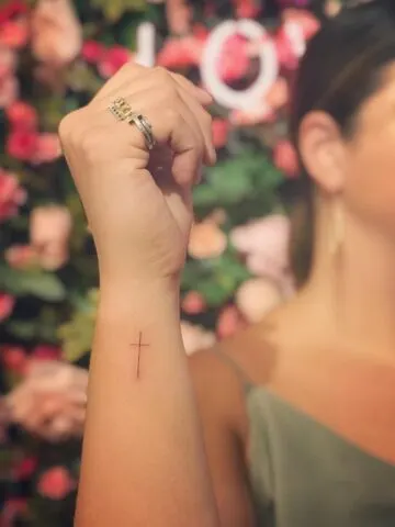 Tiny Cross Tattoos for Women