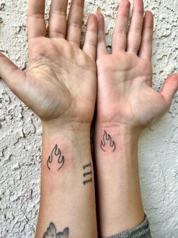 Twin Flames Tattoo Ideas